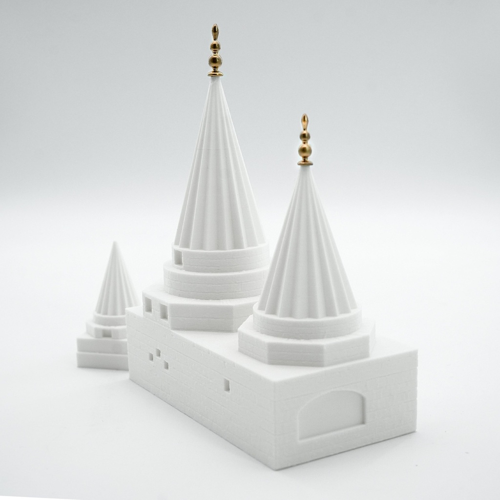 [EZD-64-1814] Lalish Modell Tempel - Weiß